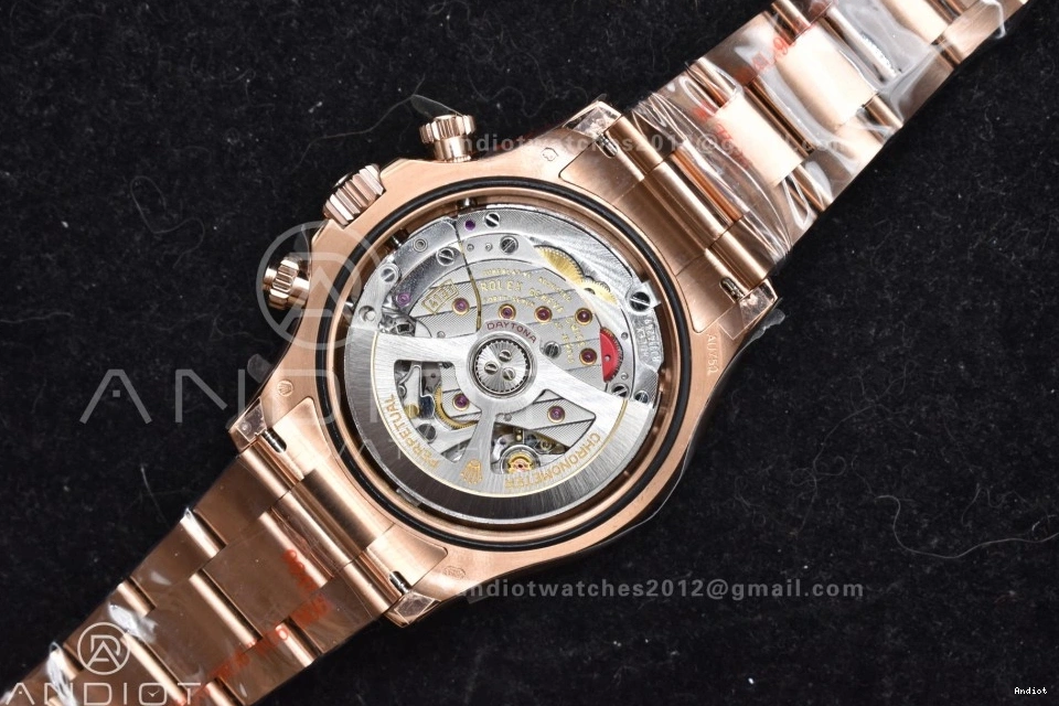 RG QF RG Daytona Edition V5 Dial 1:1 Best Diamonds SH4131 Black Braclet 126505 on 0210